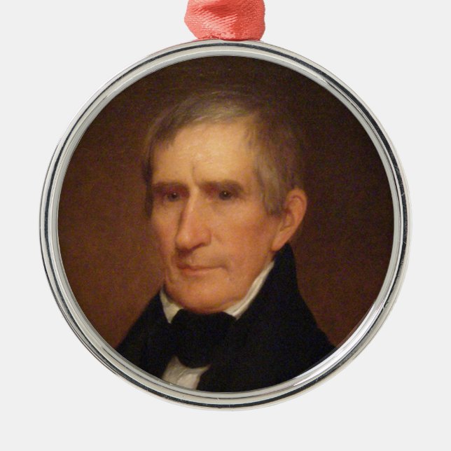William Henry Harrison Metal Ornament (Front)