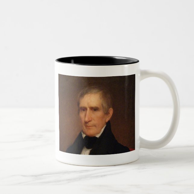 William Henry Harrison Two-Tone Coffee Mug (Right)