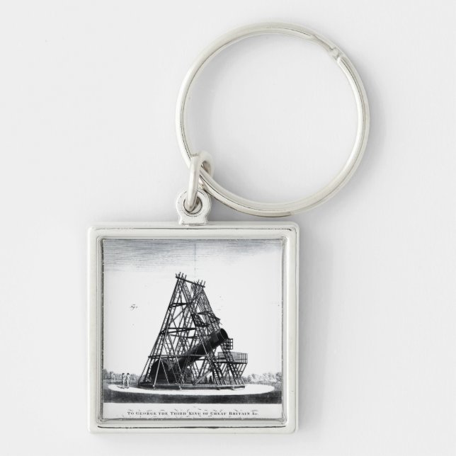 William Herschel's Forty Foot Telescope Keychain (Front)