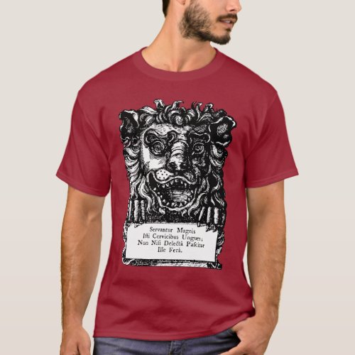 William Hogarths Lions Head Buttons Tavern  T_Shirt