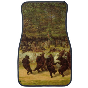 William Holbrook Beard - The Bear Dance Car Floor Mat