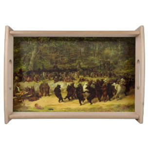William Holbrook Beard - The Bear Dance Serving Tray