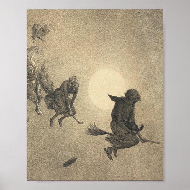 William Holbrook Beard The Witch's Ride 1870 Poster (Front)