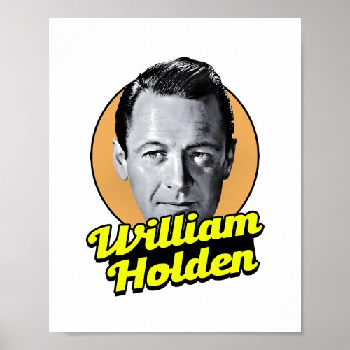 William Holden Classic Poster