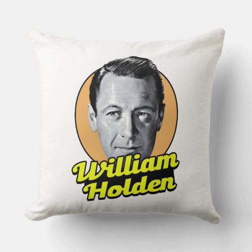 William Holden Classic Throw Pillow