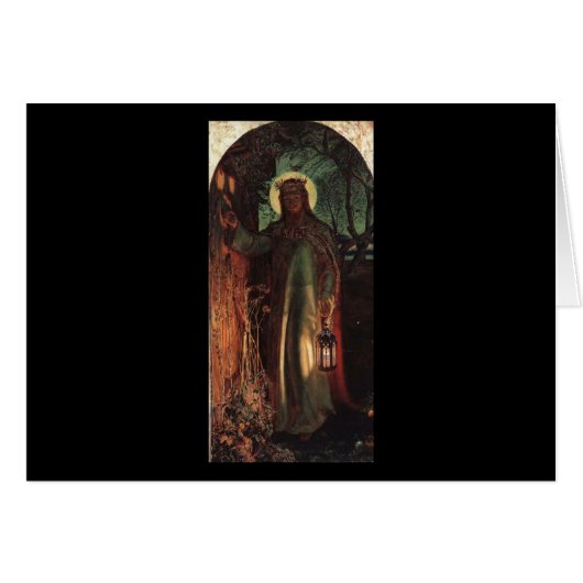 William Holman Hunt Light of the World Cards (Front Horizontal)