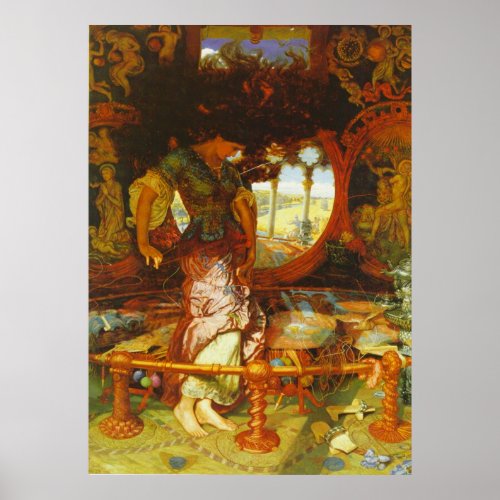 William Holman Hunt The Lady of Shalott Poster