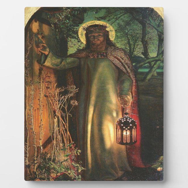 William Holman Hunt The Light Of The World Plaque (Front)