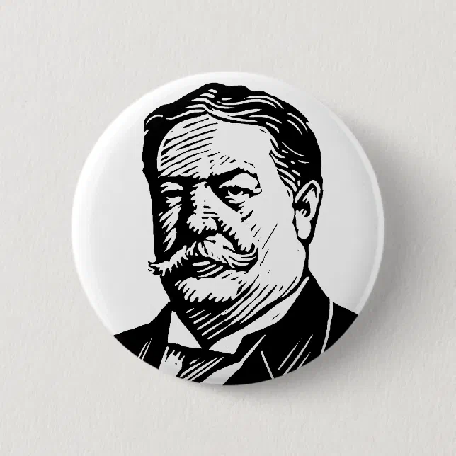 William Howard Taft button | Zazzle