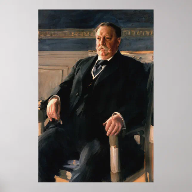 WILLIAM HOWARD TAFT Portrait by Anders L. Zorn Poster | Zazzle