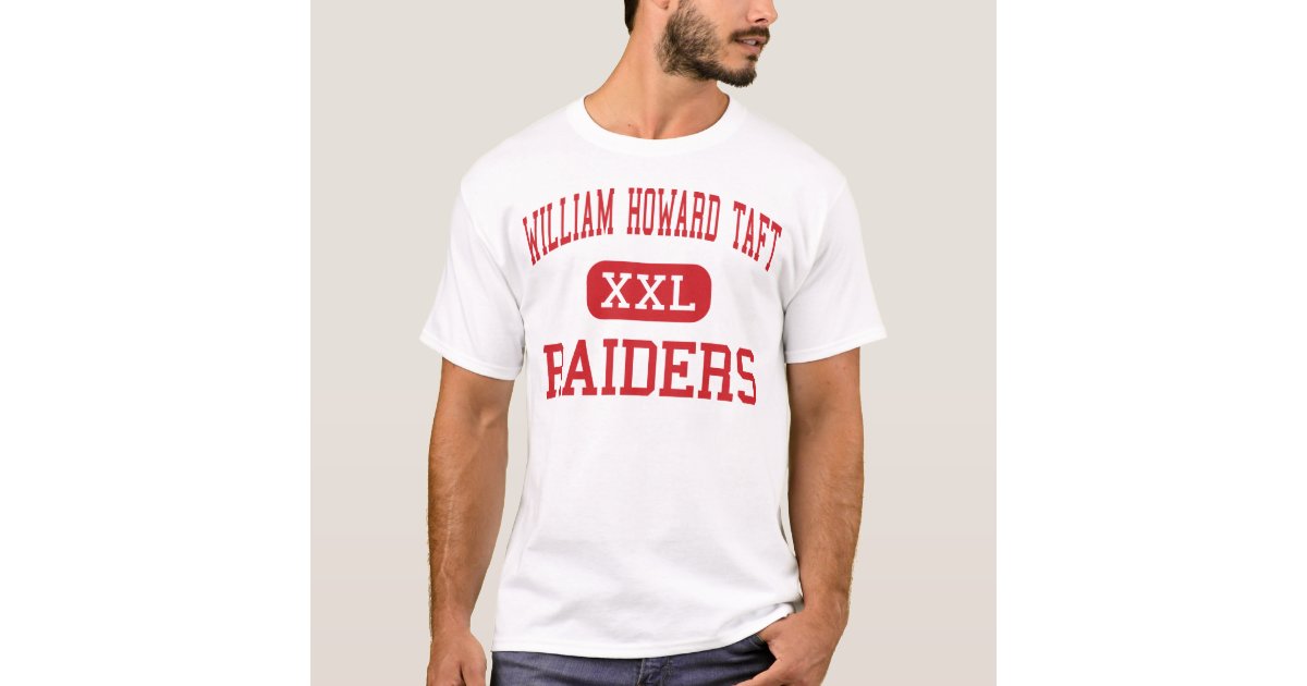 William Howard Taft - Raiders - High - San Antonio T-Shirt | Zazzle