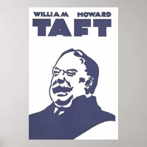 William Howard Taft US President Poster