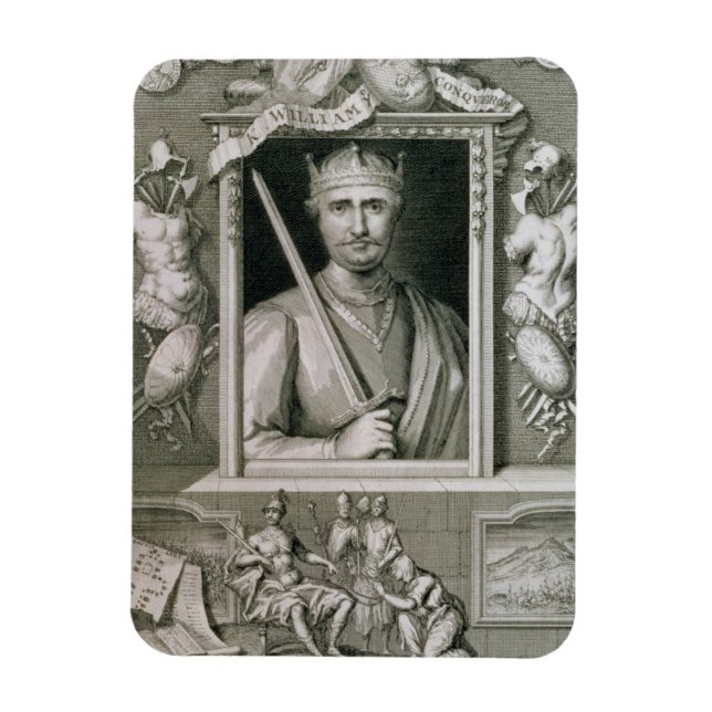 William I the Conqueror (1027-87) King of England Magnet (Vertical)