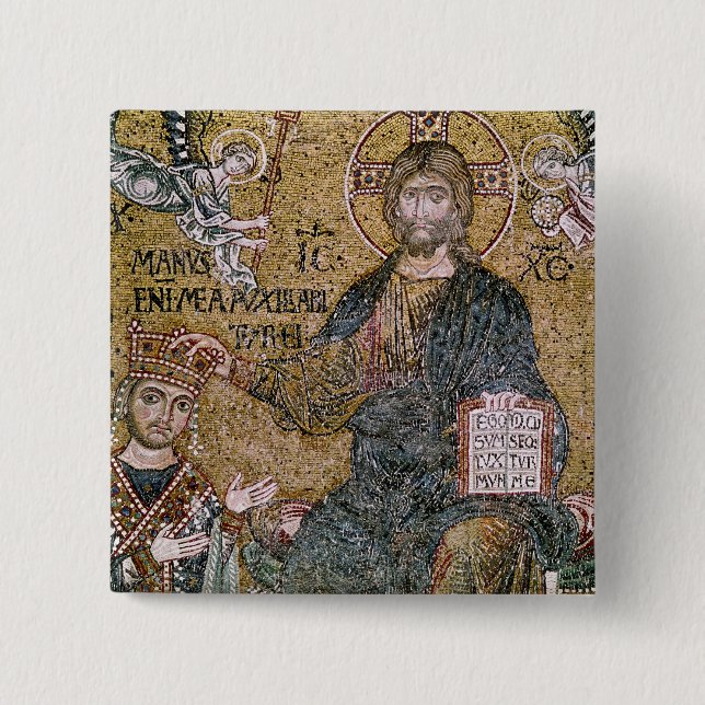 William II King of Sicily Button (Front)