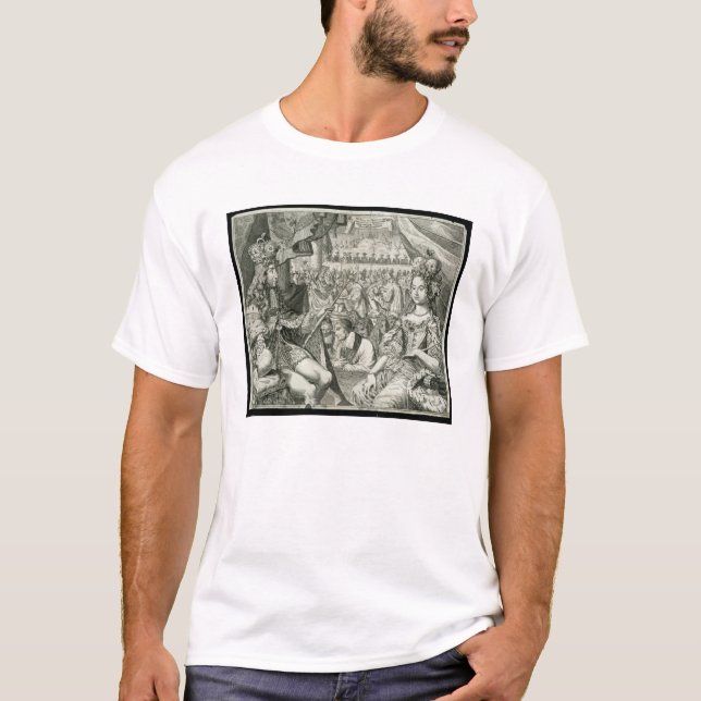 William III (1650-1702) and Mary II (1662-94) King T-Shirt (Front)