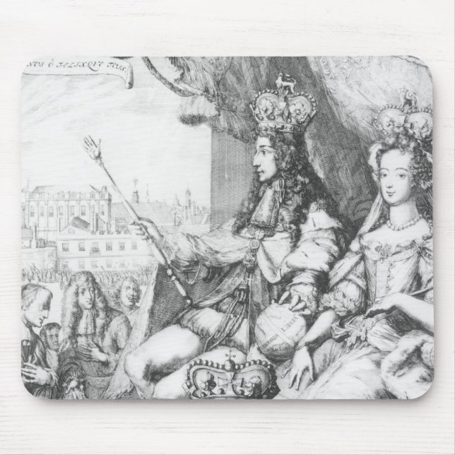 William III  and Mary II Mouse Pad (Front)