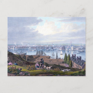 William James Bennett Baltimore from Federal Hill Postcard