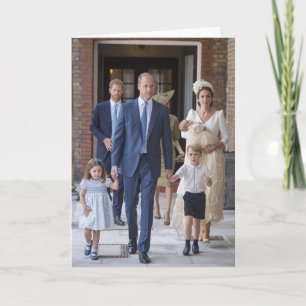 William, Kate and kids Card
