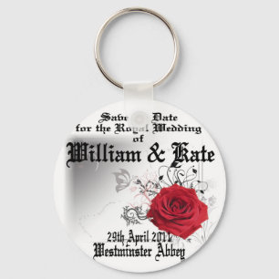 William & Kate Royal Wedding Collectibles Souvenir Keychain