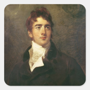 William Lamb, 2nd Viscount Melbourne Square Sticker