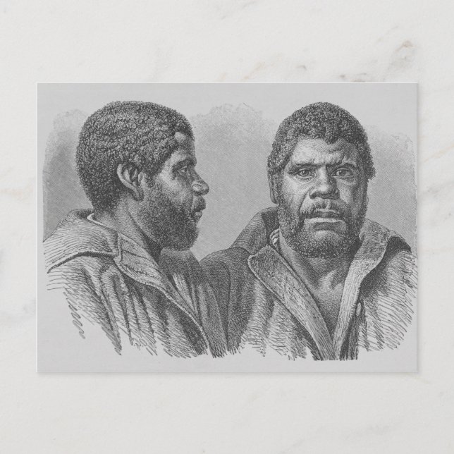 William Lanney, the last Tasmanian Postcard (Front)
