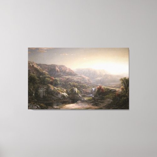 William Louis Sonntag_Mountain Landscape Canvas Print