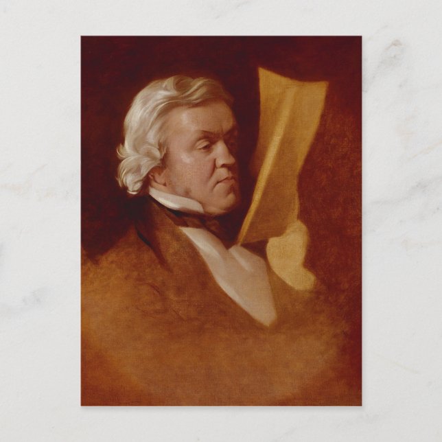 William Makepeace Thackeray, c.1864 Postcard (Front)
