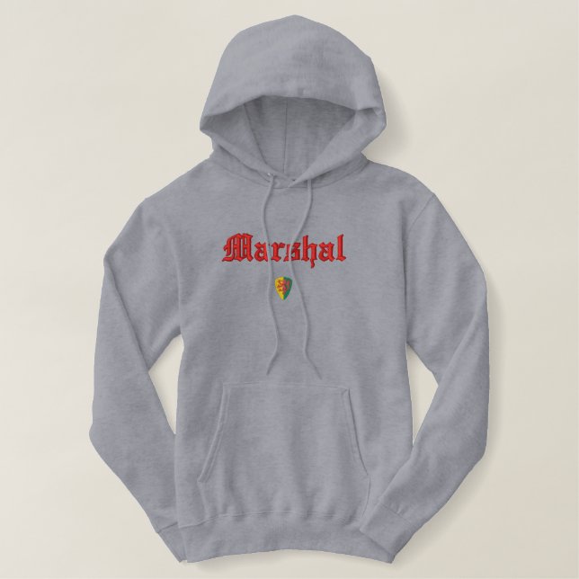 William Marshal Coat of Arms Embroidered Hoodie (Design Front)