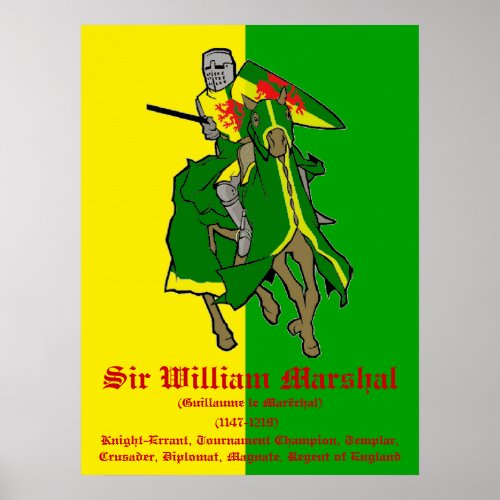 William Marshal Tournament Champion Poster