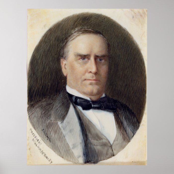 WILLIAM McKINLEY Portrait by Emily Drayton Taylor Poster