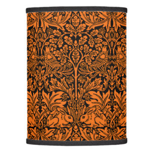 William Morris 1881 Birds, Rabbit Floral Pattern Lamp Shade
