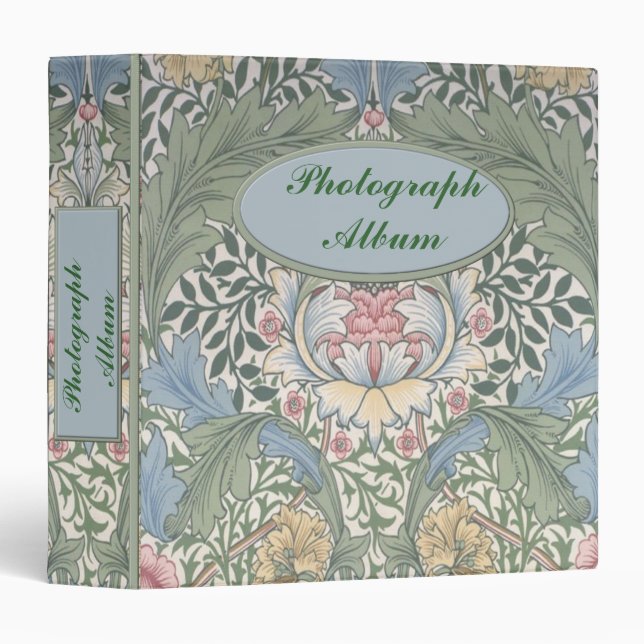 William Morris 1.5" Binder (Front/Spine)