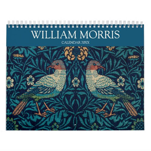 William Morris 2024 Vintage Painting Pattern Calendar