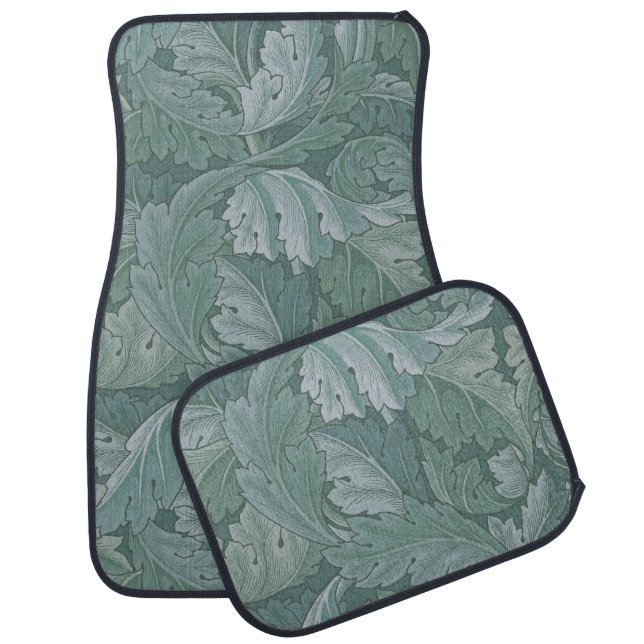 William Morris Acanthus Botanical Harmony Classic Car Floor Mat (Set)