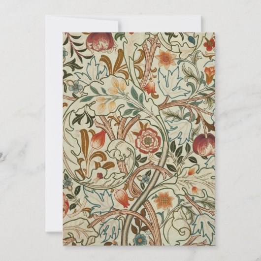 William Morris Acanthus Embroidery Floral Pattern  (Front)