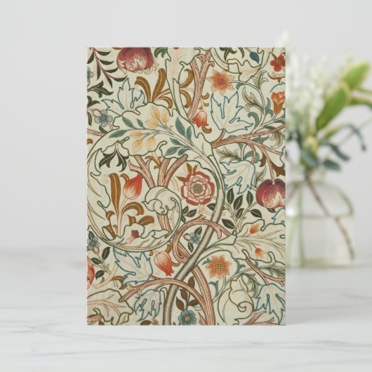 William Morris Acanthus Embroidery Floral Pattern  (Standing Front)