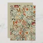 William Morris Acanthus Embroidery Floral Pattern  (Front/Back)