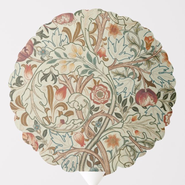 William Morris Acanthus Embroidery Floral Pattern  Balloon (Front)