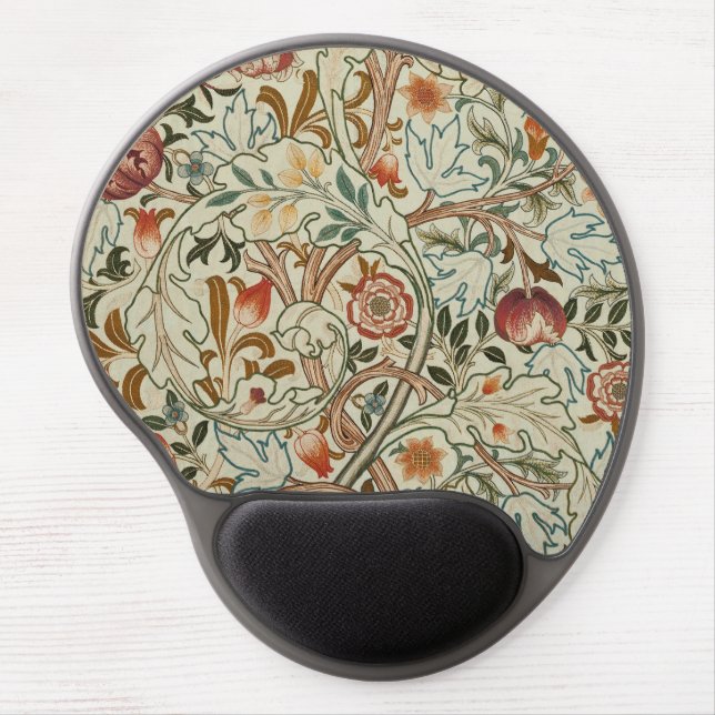 William Morris Acanthus Embroidery Floral Pattern  Gel Mouse Pad (Front)