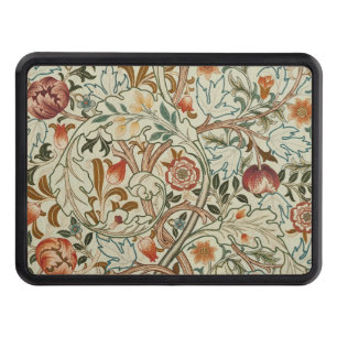 William Morris Acanthus Embroidery Floral Pattern Hitch Cover