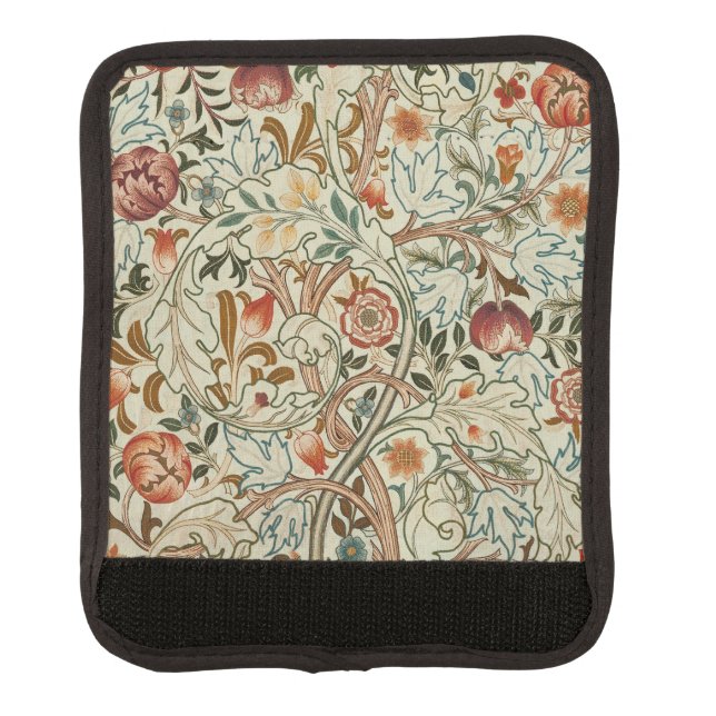 William Morris Acanthus Embroidery Floral Pattern  Luggage Handle Wrap (Front)