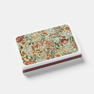 William Morris Acanthus Embroidery Floral Pattern  Matchboxes