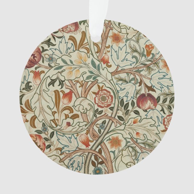 William Morris Acanthus Embroidery Floral Pattern  Ornament (Front)