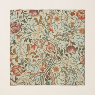 William Morris Acanthus Embroidery Floral Pattern Scarf