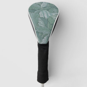 William Morris Acanthus Leaf Teal Blue Pattern Golf Head Cover