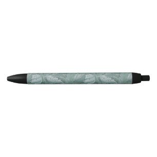 William Morris Acanthus Leaf Teal Blue Pattern Pen