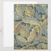 William Morris Acanthus Leaves Floral Art Nouveau (Front/Back)
