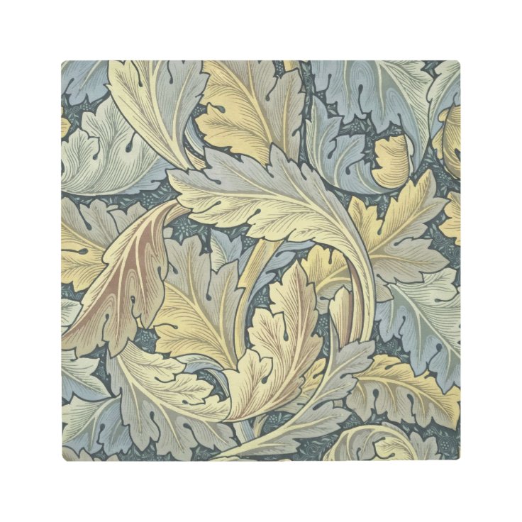 William Morris Acanthus Leaves Floral Art Nouveau | Zazzle