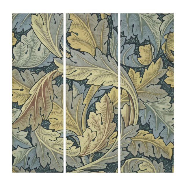 William Morris Acanthus Leaves Floral Art Nouveau (Front)