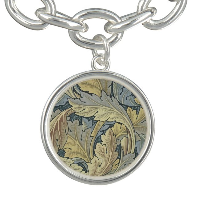 William Morris Acanthus Leaves Floral Art Nouveau Bracelet (Design)